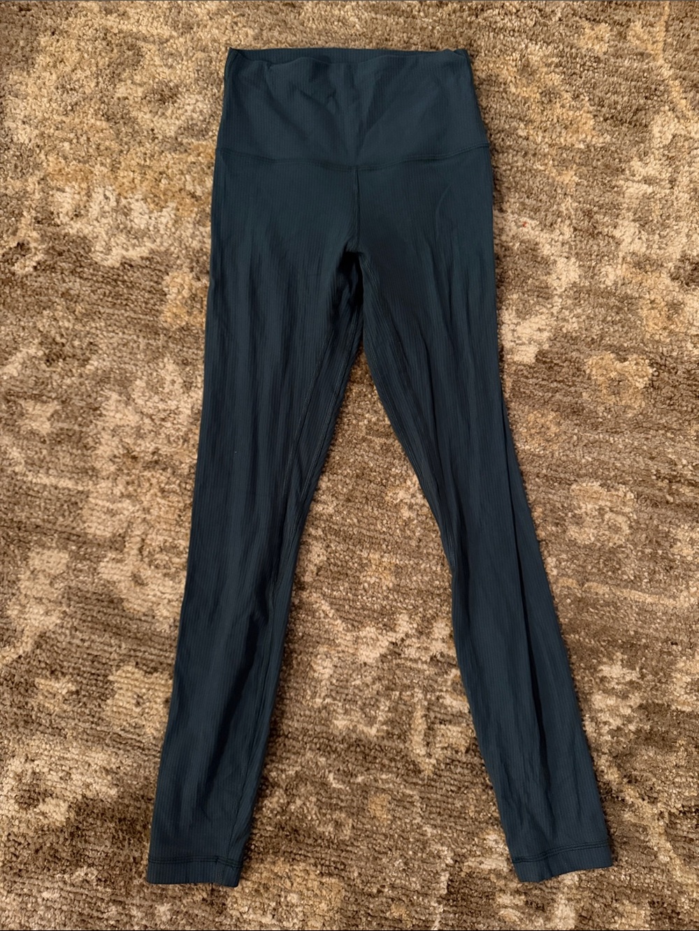 lululemon athletica Black High-Rise Ribbed Leggings